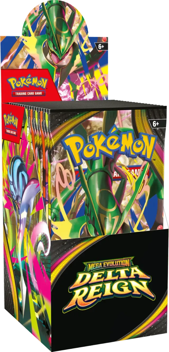 Pokémon Présentoir de 18 boosters (demi-display) Méga-Évolution - Règne Delta (ME06)
