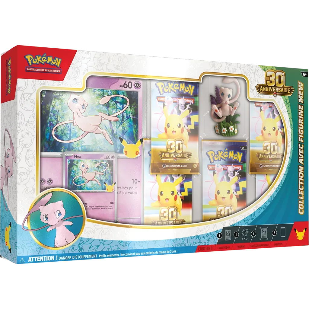 Collection avec Figurine 30ᵉ Anniversaire – Mew