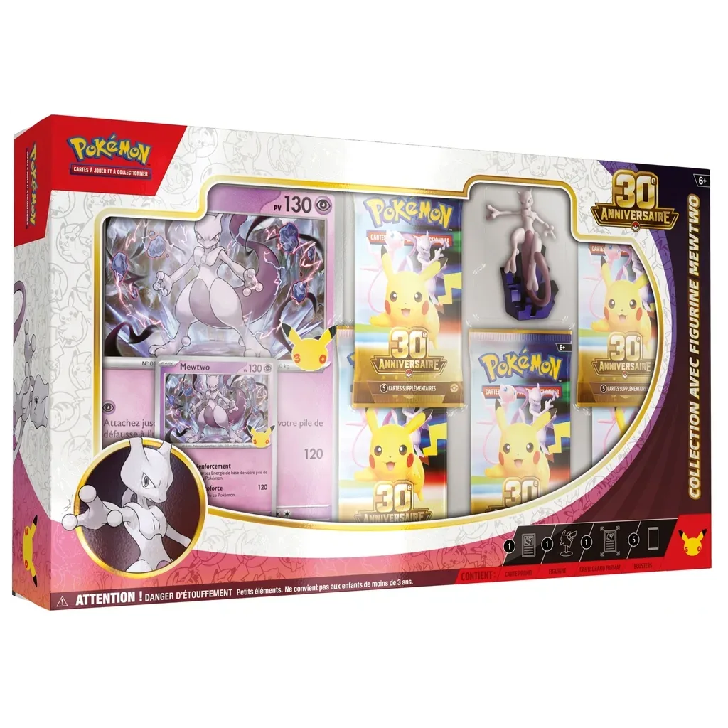 Collection avec Figurine 30ᵉ Anniversaire – Mewtwo