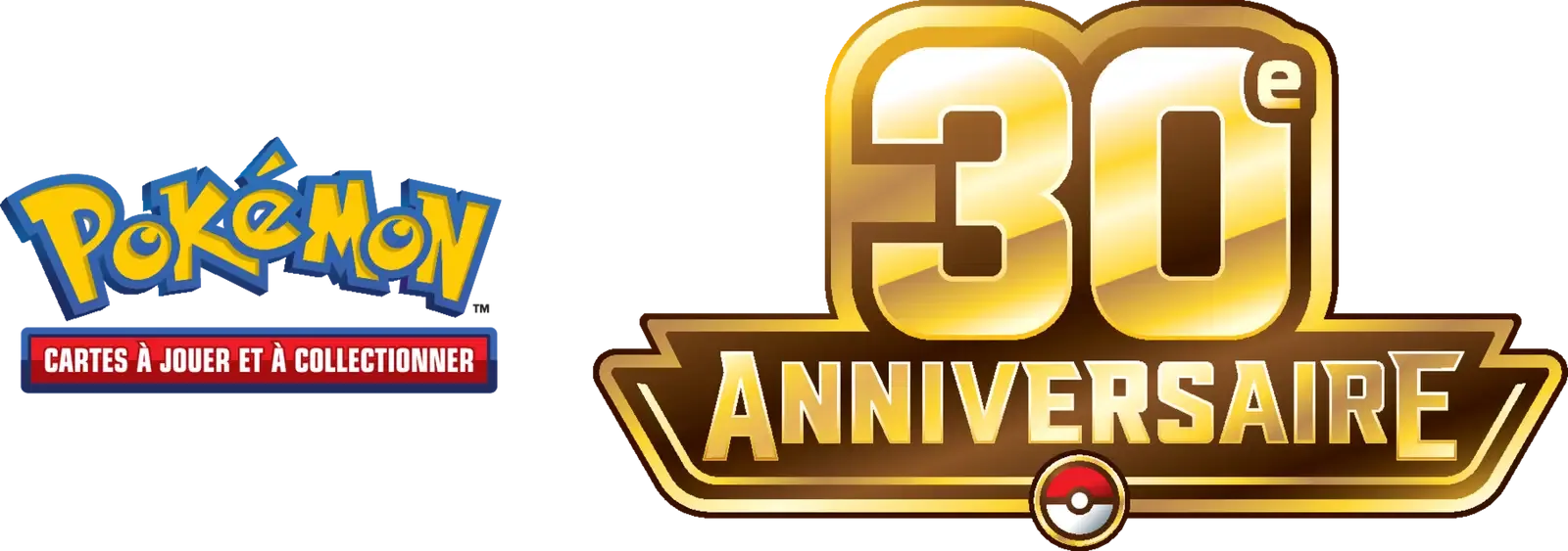Logo des 30 ans de Pokemon TCG